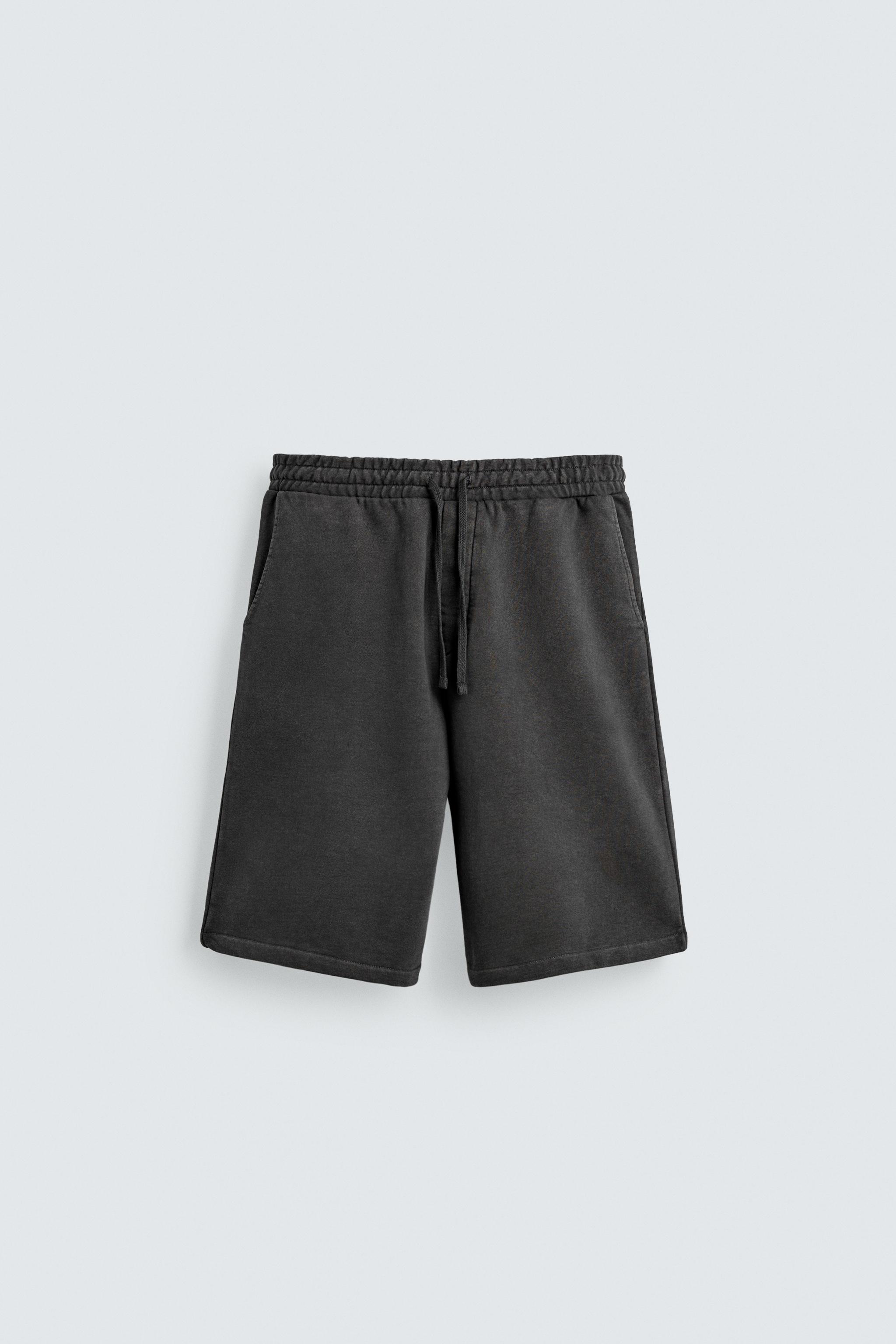 RELAXED FIT WASHED JOGGER SHORTS
